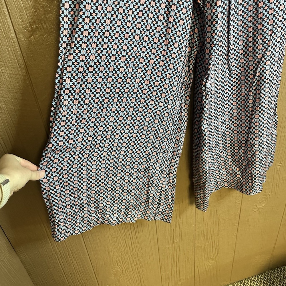 Maeve Anthropologie Wide Leg Pants, Women Sz 10, Patterned High Waist, EUC - Picture 5 of 9